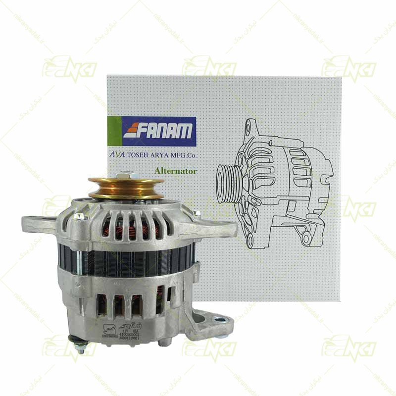 دینام (آلترناتور) نیسان تک شیار طرح میتسوبیشی فنام